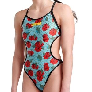 Arena Reversible Rule Breaker Martinica Black Multi  Size Xl Monokini Swim